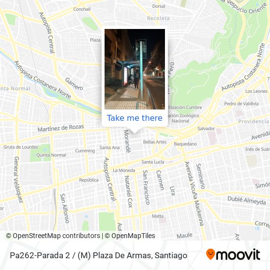 Pa262-Parada 2 / (M) Plaza De Armas map
