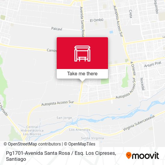 Pg1701-Avenida Santa Rosa / Esq. Los Cipreses map