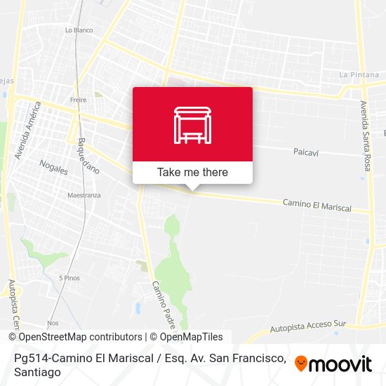 Pg514-Camino El Mariscal / Esq. Av. San Francisco map