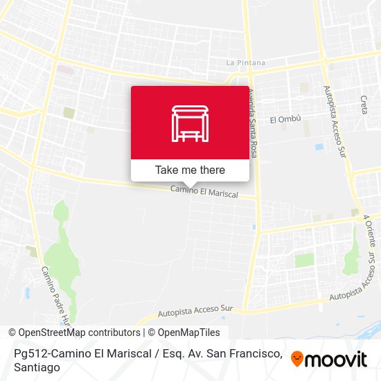 Pg512-Camino El Mariscal / Esq. Av. San Francisco map