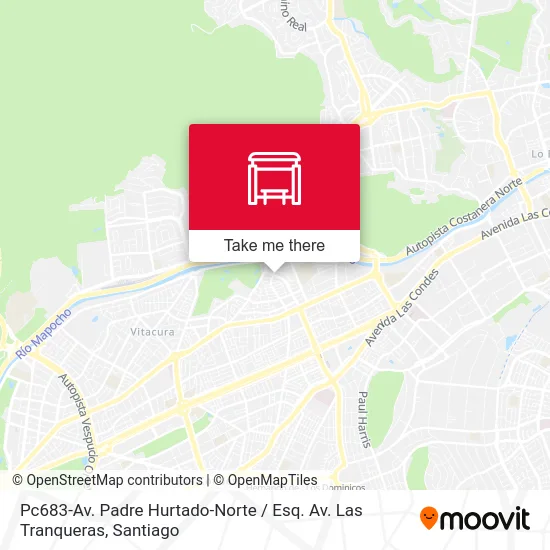 Pc683-Av. Padre Hurtado-Norte / Esq. Av. Las Tranqueras map