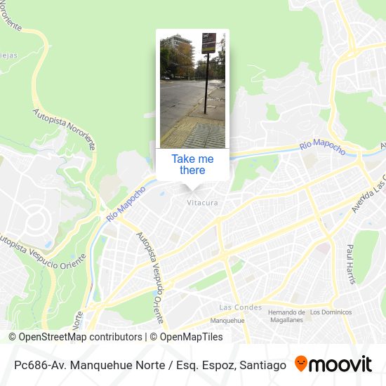 Mapa de Pc686-Av. Manquehue Norte / Esq. Espoz