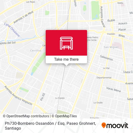 Ph730-Bombero Ossandón / Esq. Paseo Grohnert map