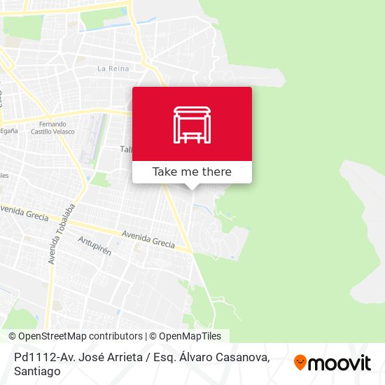 Mapa de Pd1112-Av. José Arrieta / Esq. Álvaro Casanova