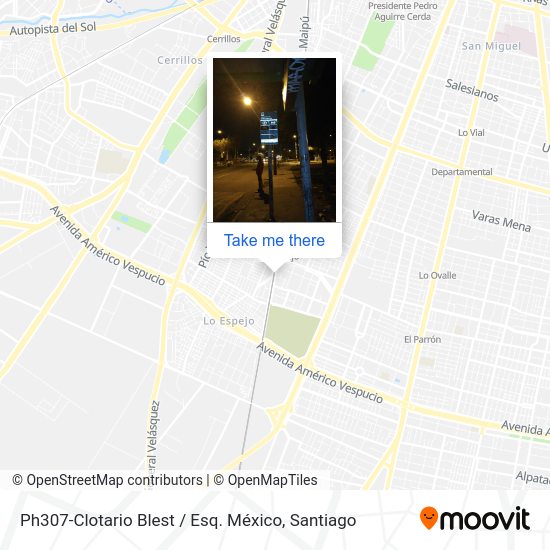 Ph307-Clotario Blest / Esq. México map
