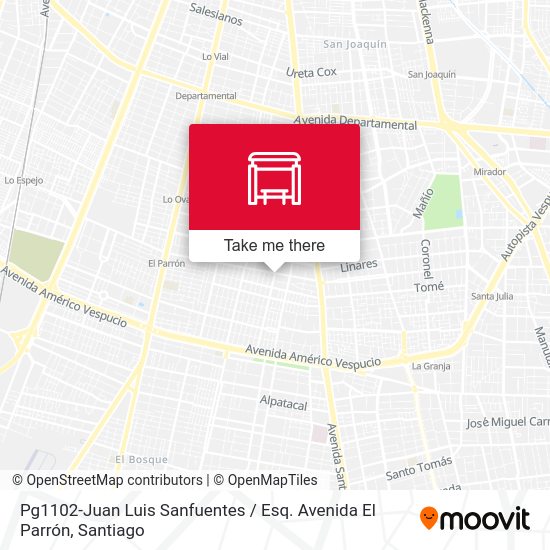 Mapa de Pg1102-Juan Luis Sanfuentes / Esq. Avenida El Parrón