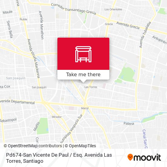 Pd674-San Vicente De Paul / Esq. Avenida Las Torres map