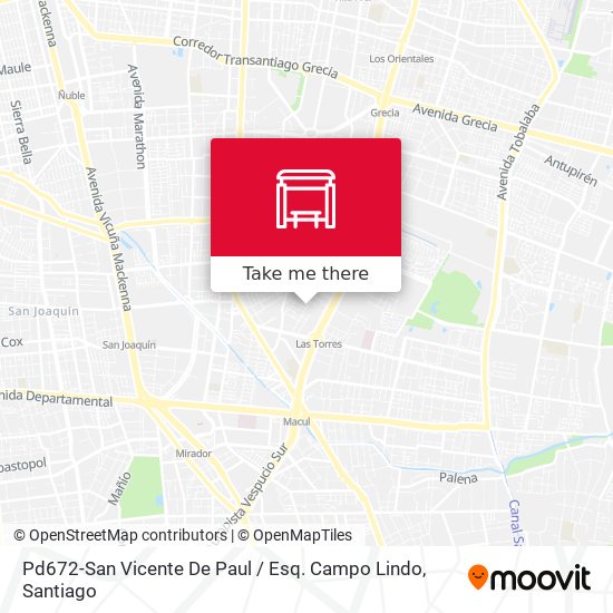 Pd672-San Vicente De Paul / Esq. Campo Lindo map