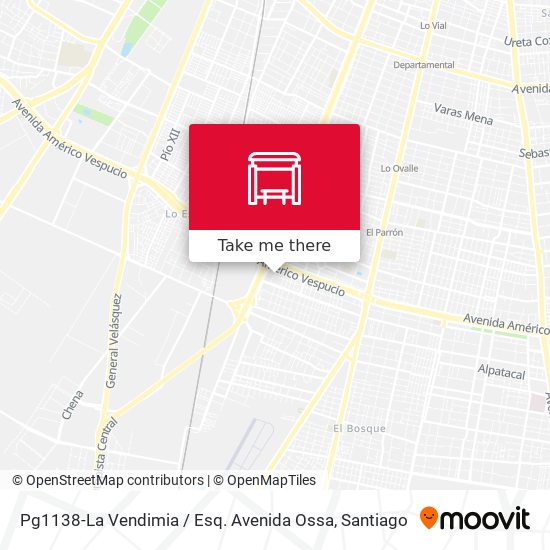 Mapa de Pg1138-La Vendimia / Esq. Avenida Ossa