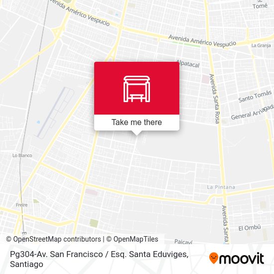 Mapa de Pg304-Av. San Francisco / Esq. Santa Eduviges