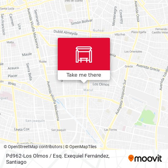 Pd962-Los Olmos / Esq. Exequiel Fernández map