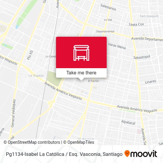 Mapa de Pg1134-Isabel La Católica / Esq. Vasconia