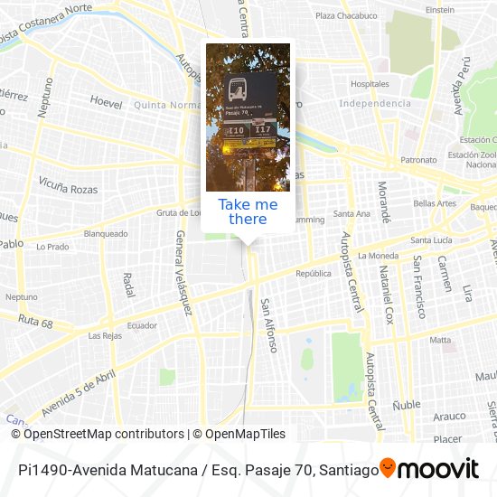 Pi1490-Avenida Matucana / Esq. Pasaje 70 map