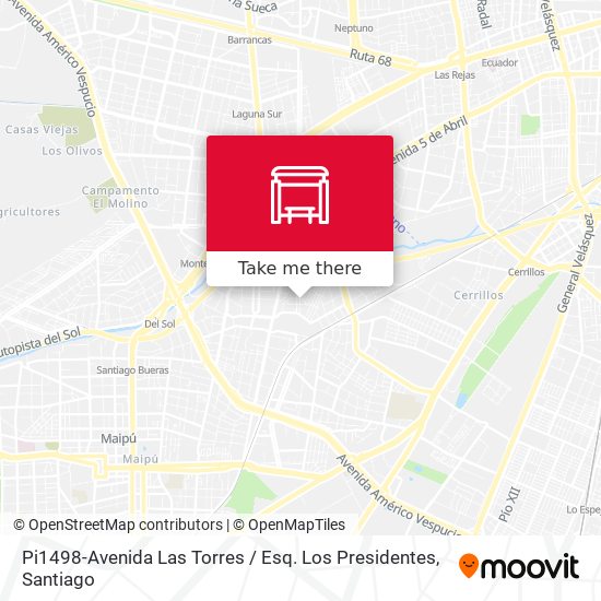 Pi1498-Avenida Las Torres / Esq. Los Presidentes map