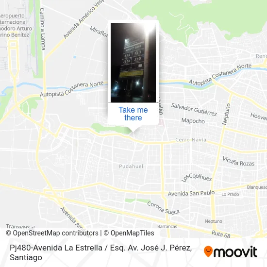Pj480-Avenida La Estrella / Esq. Av. José J. Pérez map