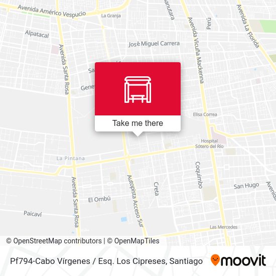 Pf794-Cabo Vírgenes / Esq. Los Cipreses map