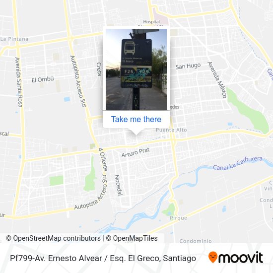 Pf799-Av. Ernesto Alvear / Esq. El Greco map