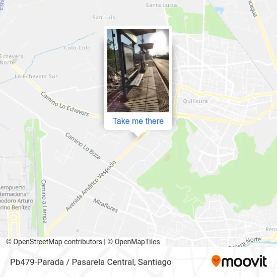 Pb479-Parada / Pasarela Central map