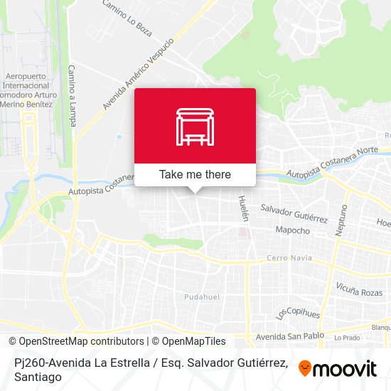 Mapa de Pj260-Avenida La Estrella / Esq. Salvador Gutiérrez