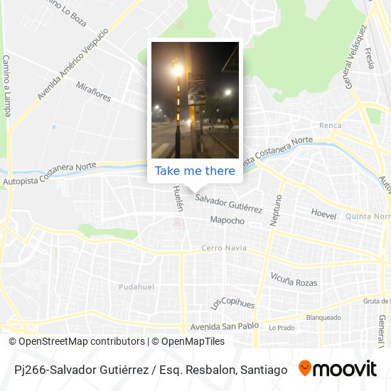 Pj266-Salvador Gutiérrez / Esq. Resbalon map