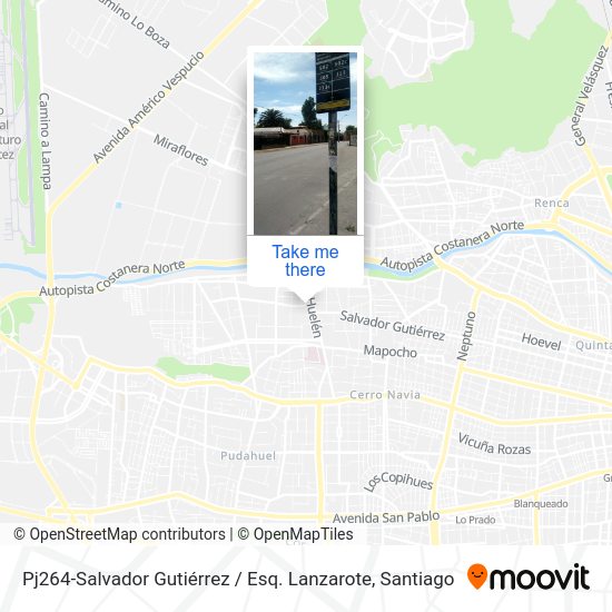 Mapa de Pj264-Salvador Gutiérrez / Esq. Lanzarote