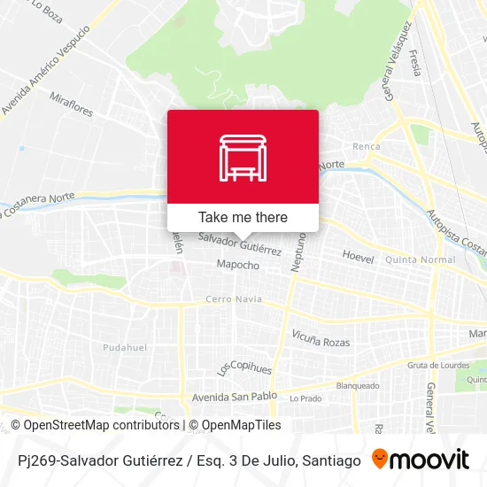 Pj269-Salvador Gutiérrez / Esq. 3 De Julio map