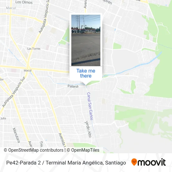 Pe42-Parada 2 / Terminal María Angélica map
