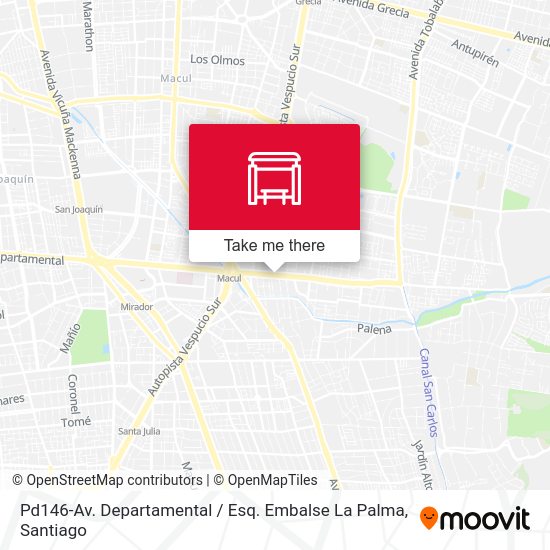 Pd146-Av. Departamental / Esq. Embalse La Palma map