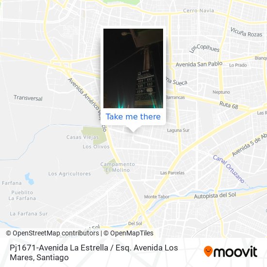 Pj1671-Avenida La Estrella / Esq. Avenida Los Mares map