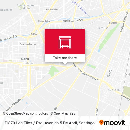 Pi879-Los Tilos / Esq. Avenida 5 De Abril map