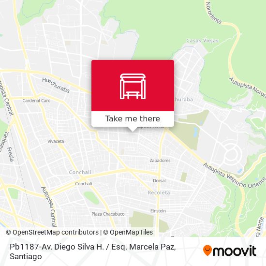 Mapa de Pb1187-Av. Diego Silva H. / Esq. Marcela Paz