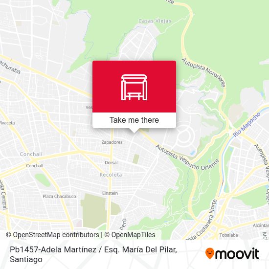 Pb1457-Adela Martínez / Esq. María Del Pilar map