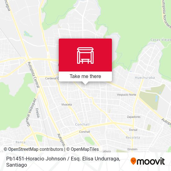 Mapa de Pb1451-Horacio Johnson / Esq. Elisa Undurraga