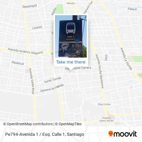 Pe794-Avenida 1 / Esq. Calle 1 map