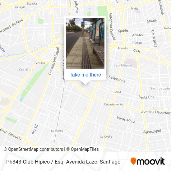 Mapa de Ph343-Club Hípico / Esq. Avenida Lazo