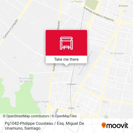 Mapa de Pg1042-Philippe Cousteau / Esq. Miguel De Unamuno
