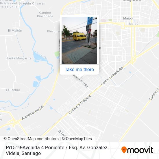 Mapa de Pi1519-Avenida 4 Poniente / Esq. Av. González Videla