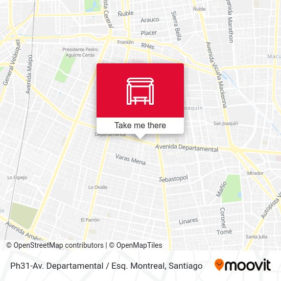 Mapa de Ph31-Av. Departamental / Esq. Montreal