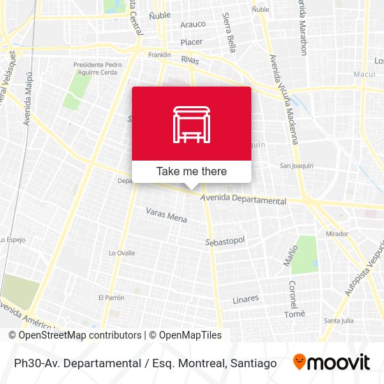 Mapa de Ph30-Av. Departamental / Esq. Montreal