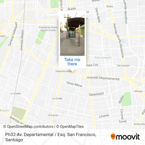 Ph32-Av. Departamental / Esq. San Francisco map