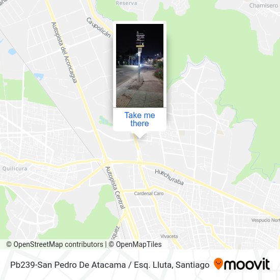 Mapa de Pb239-San Pedro De Atacama / Esq. Lluta