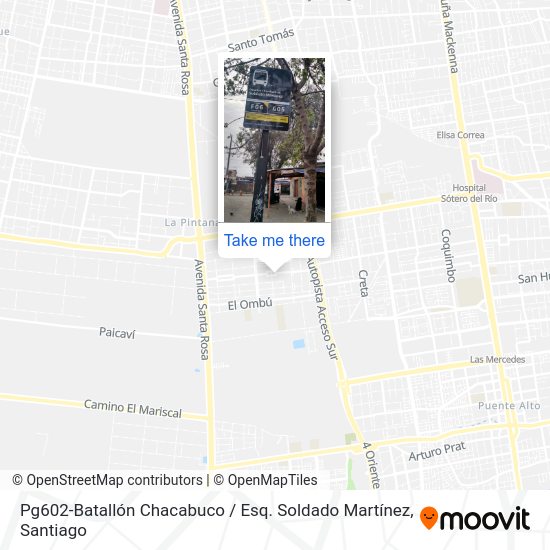 Pg602-Batallón Chacabuco / Esq. Soldado Martínez map