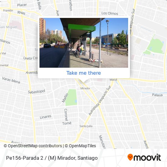 Pe156-Parada 2 / (M) Mirador map