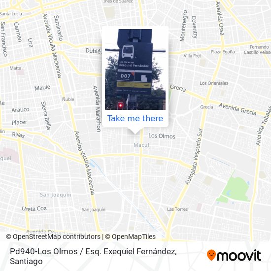 Pd940-Los Olmos / Esq. Exequiel Fernández map