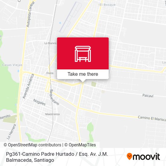 Pg361-Camino Padre Hurtado / Esq. Av. J.M. Balmaceda map