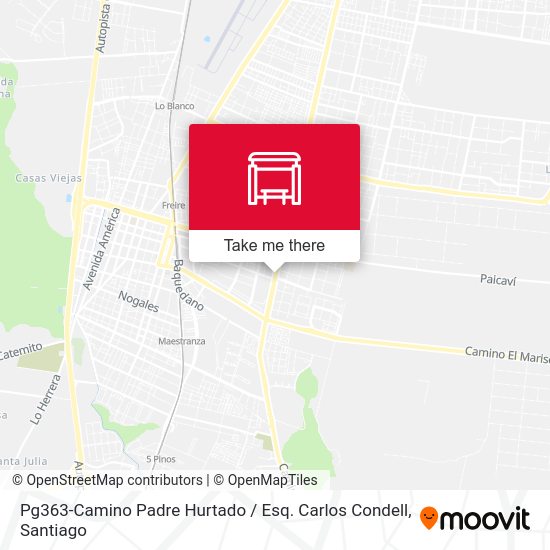 Mapa de Pg363-Camino Padre Hurtado / Esq. Carlos Condell