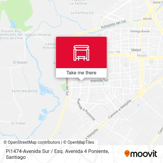Pi1474-Avenida Sur / Esq. Avenida 4 Poniente map