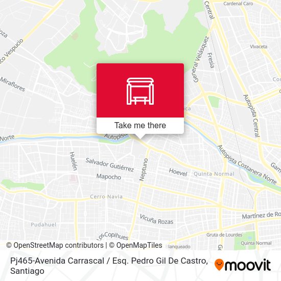 Pj465-Avenida Carrascal / Esq. Pedro Gil De Castro map