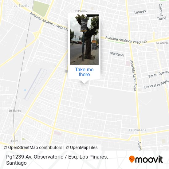 Pg1239-Av. Observatorio / Esq. Los Pinares map