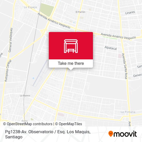 Pg1238-Av. Observatorio / Esq. Los Maquis map